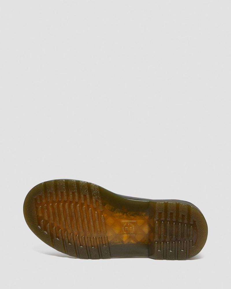 Dr Martens Junior 1461 Wildhorse Lær Sko Barn Mørke Brune | Norge 100JPQ